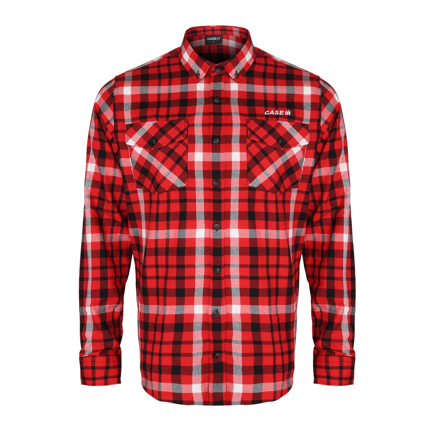 Červená kostkovaná košile CASE IH