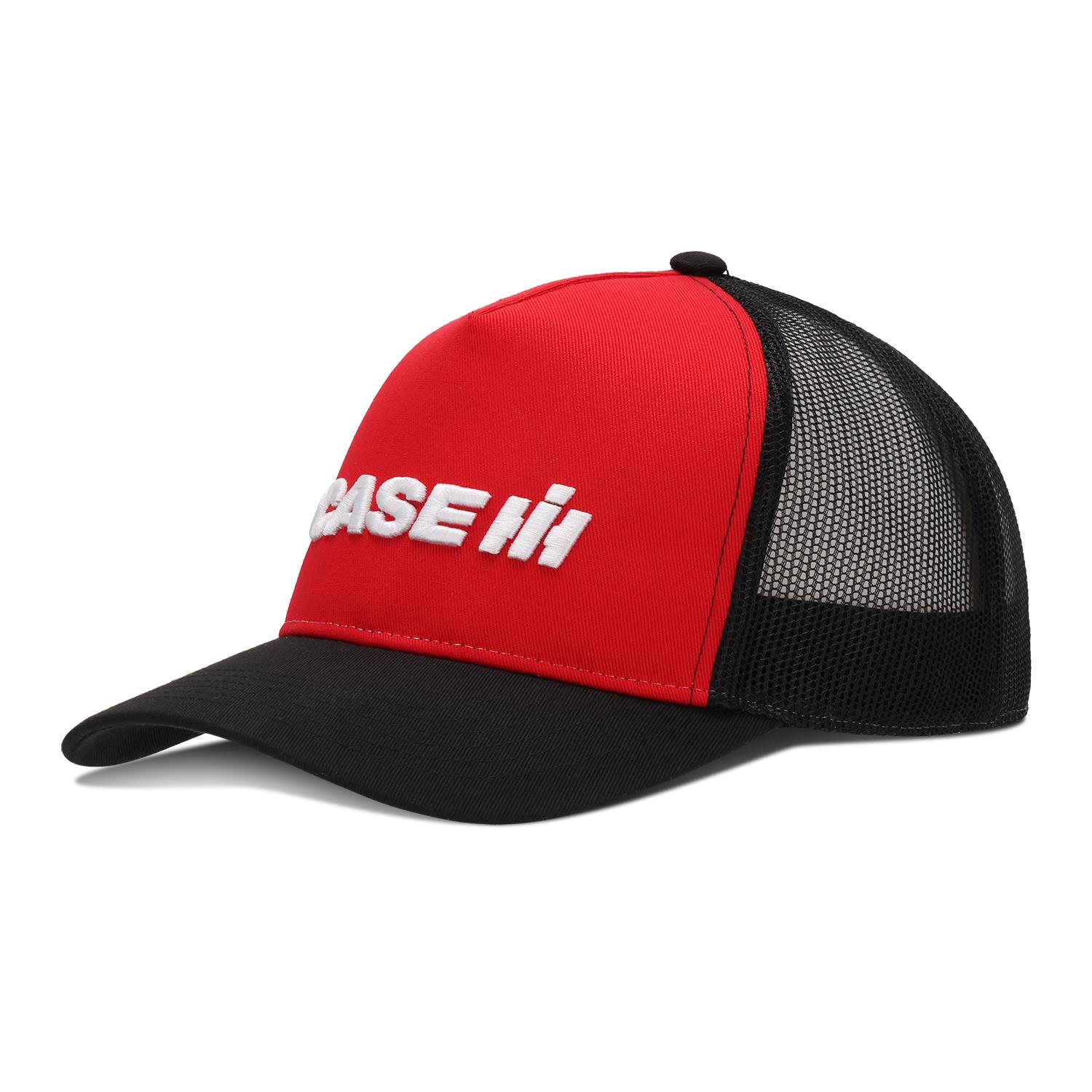 Síťovaná černo-červená kšiltovka CASE IH