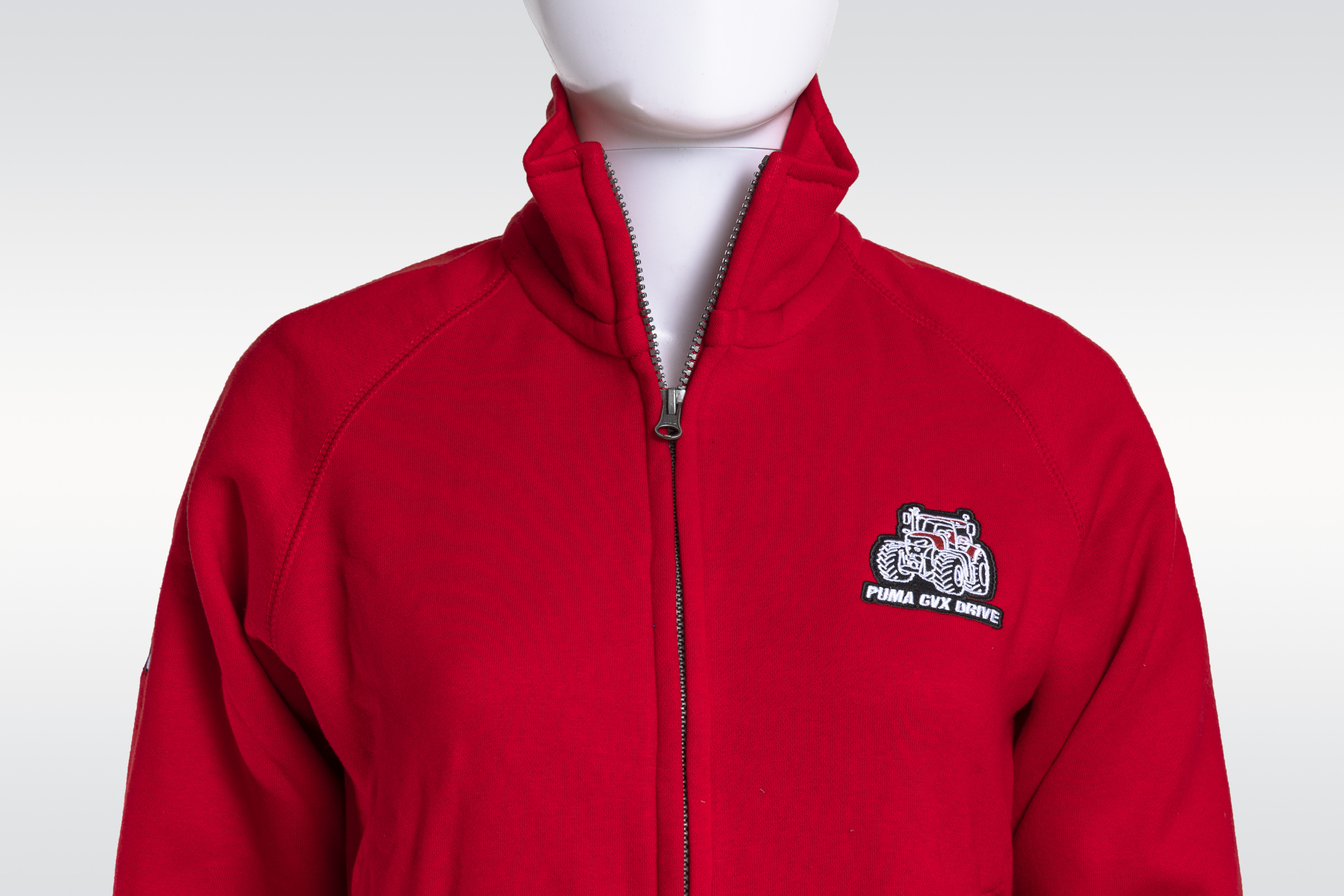 Dámská červená mikina s výšivkou traktoru PUMA *